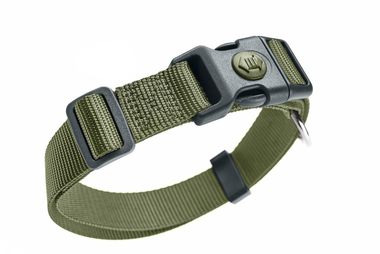 HUNTER Collier pour chien Olive L-XL 2.5cm