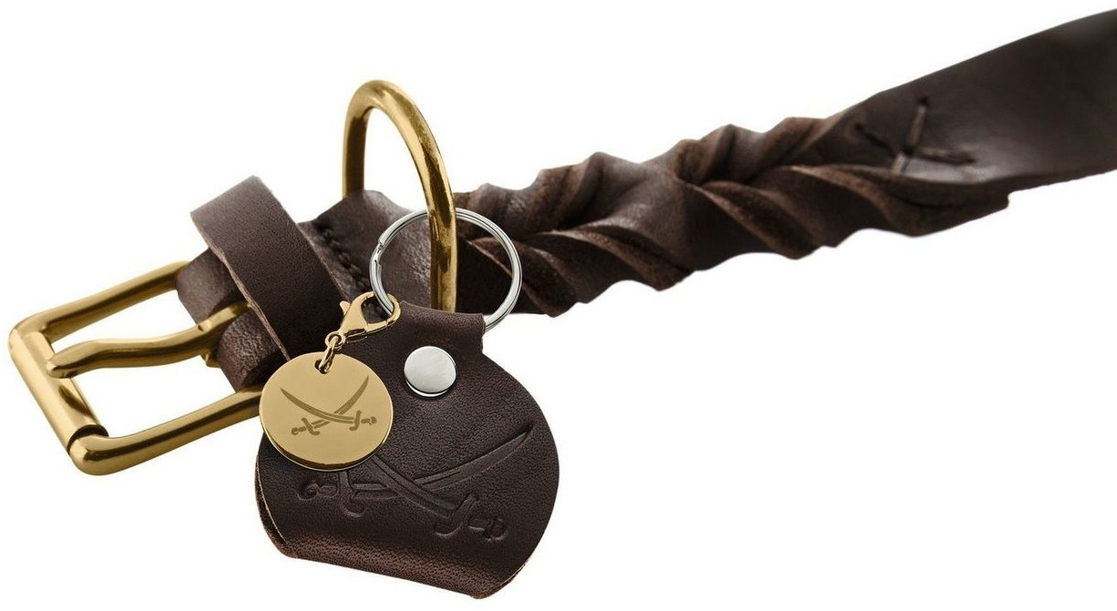 HUNTER Collier pour chien Dark Brown 60cm 3.0cm HUNTER Collier pour chien Dark Brown 60cm 3.0cm