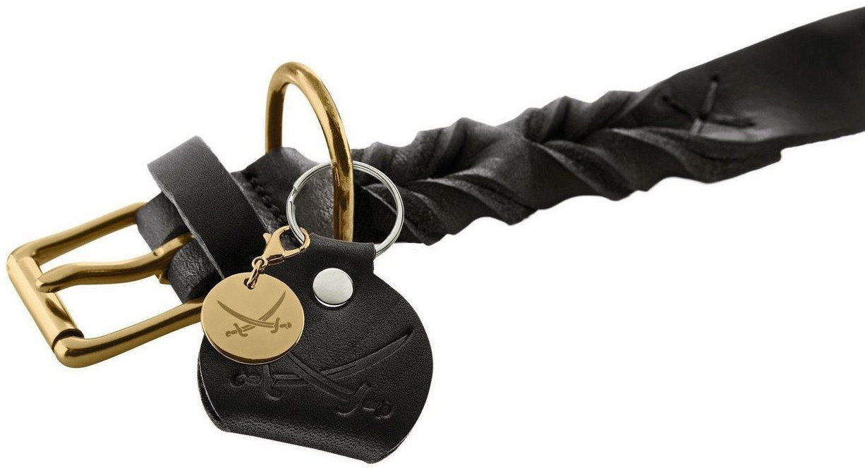 HUNTER Collier pour chien Black 45cm 2.6cm HUNTER Collier pour chien Black 45cm 2.6cm