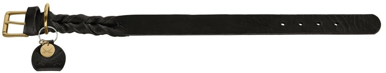 HUNTER Collier pour chien Black 65cm 3.0cm HUNTER Collier pour chien Black 65cm 3.0cm