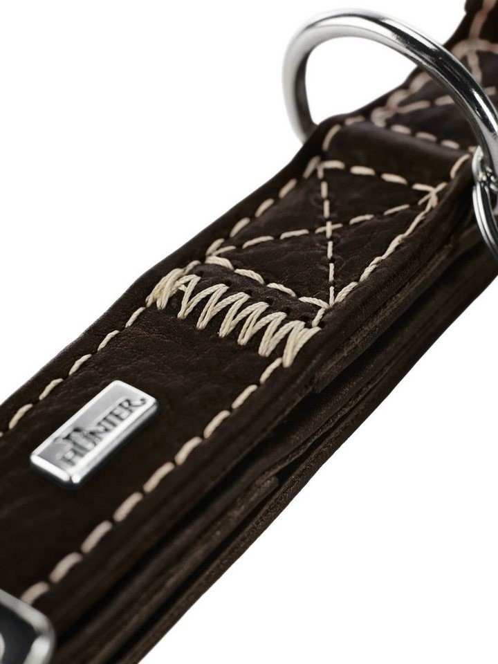 HUNTER Collier pour chien Dark Brown L 2.5cm HUNTER Collier pour chien Dark Brown L 2.5cm