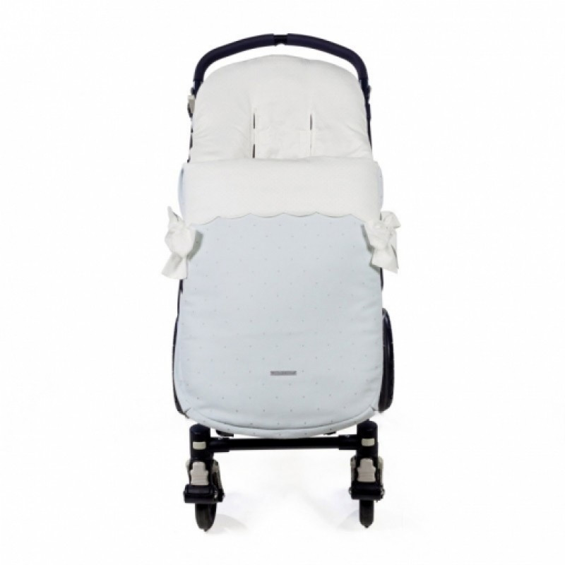 Pasito a Pasito Universal Footmuff Chelsea blue