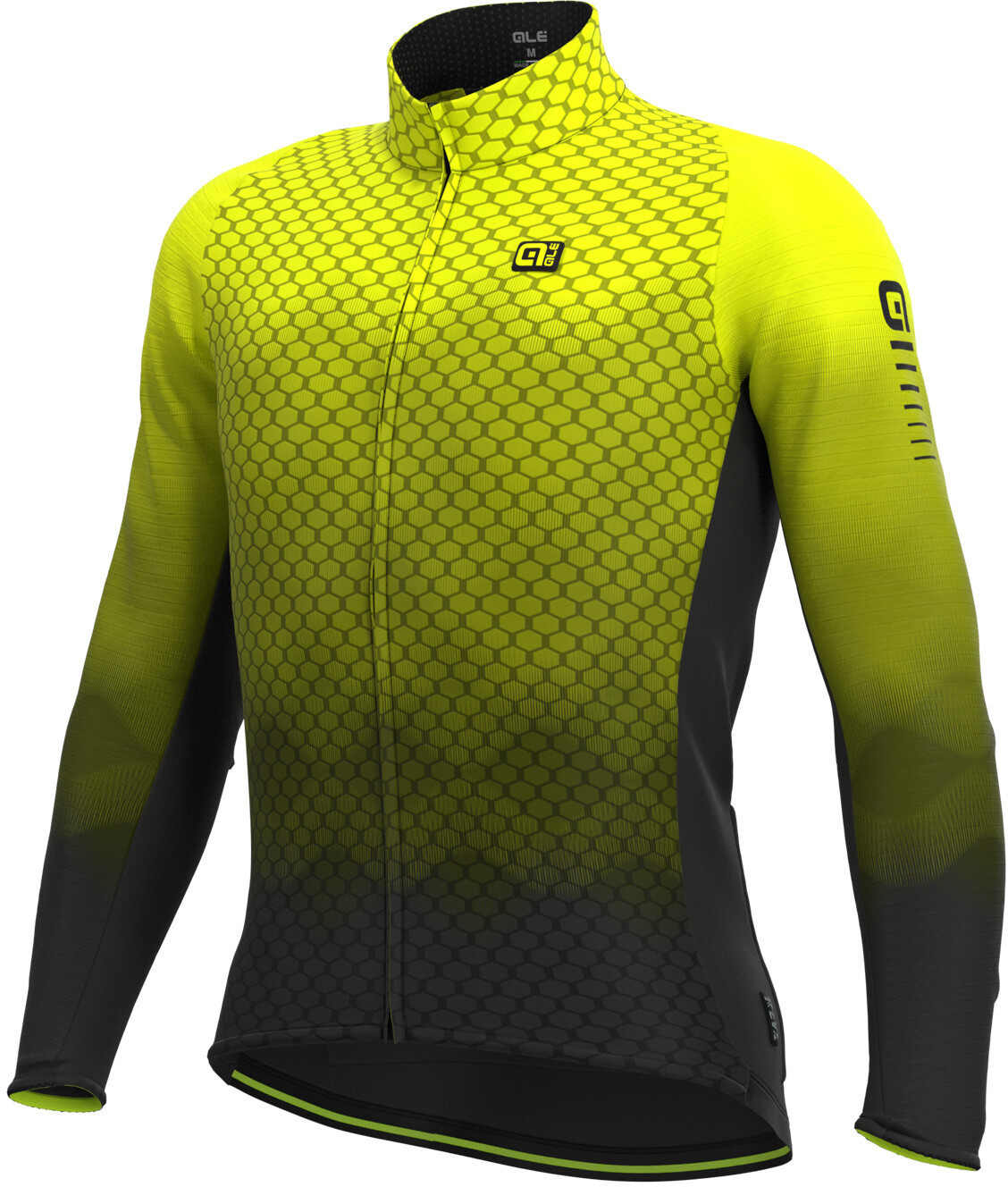 Alé Cycling R-EV1 Velocity Wind G+ L/S Jersey Men fluo yellow/black (2020)