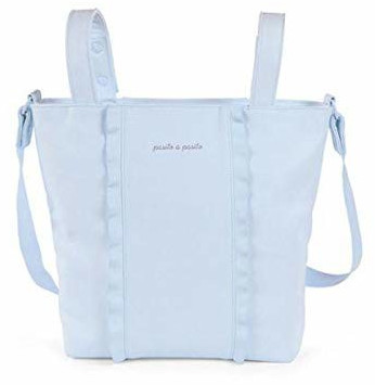 Pasito a Pasito Small changing bag flounce Nido blue