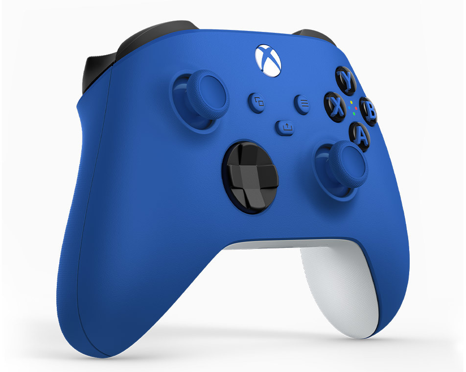 Manette Xbox - Sans fil - bleue MICROSOFT : la manette à Prix
