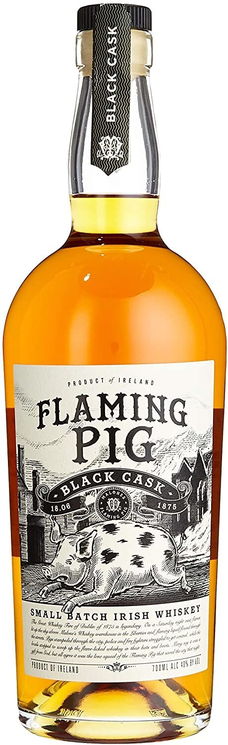 Flaming Pig Black Cask Small Batch Irish Whiskey 0,7 40%