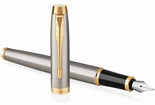 Parker I.M. G.C. Stylo plume (métal brossé) (1931656)
