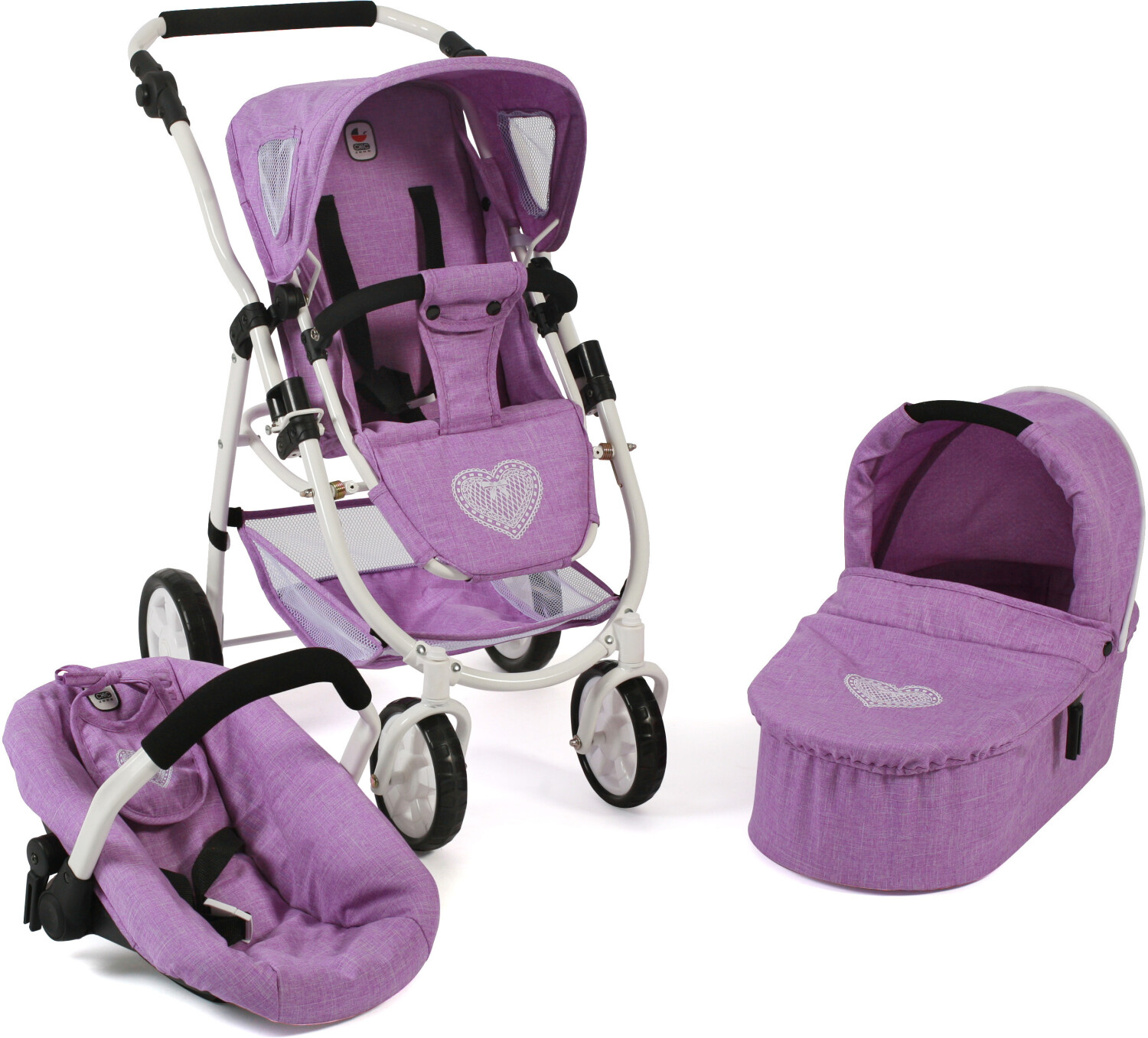 Bayer-Chic 3 in 1 Combi All In Emotion Melange Flieder