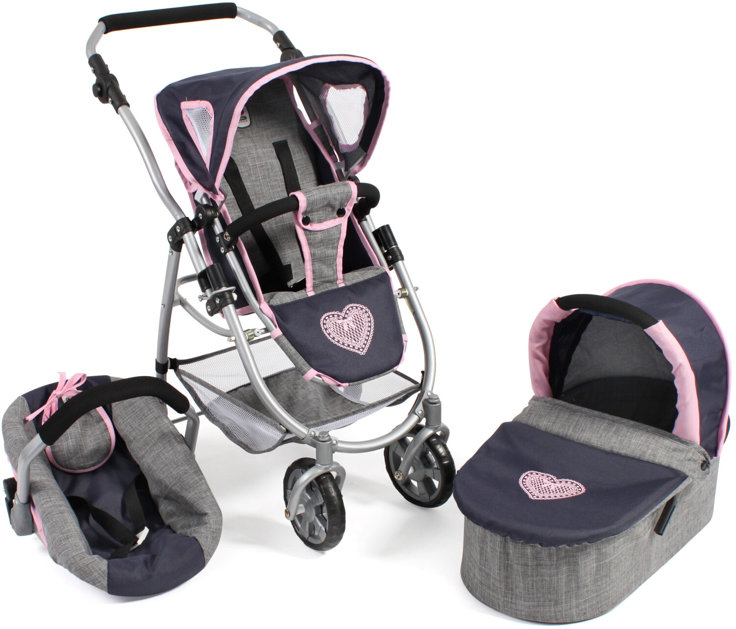 Bayer-Chic 3 in 1 Combi All In Emotion melange grey navy