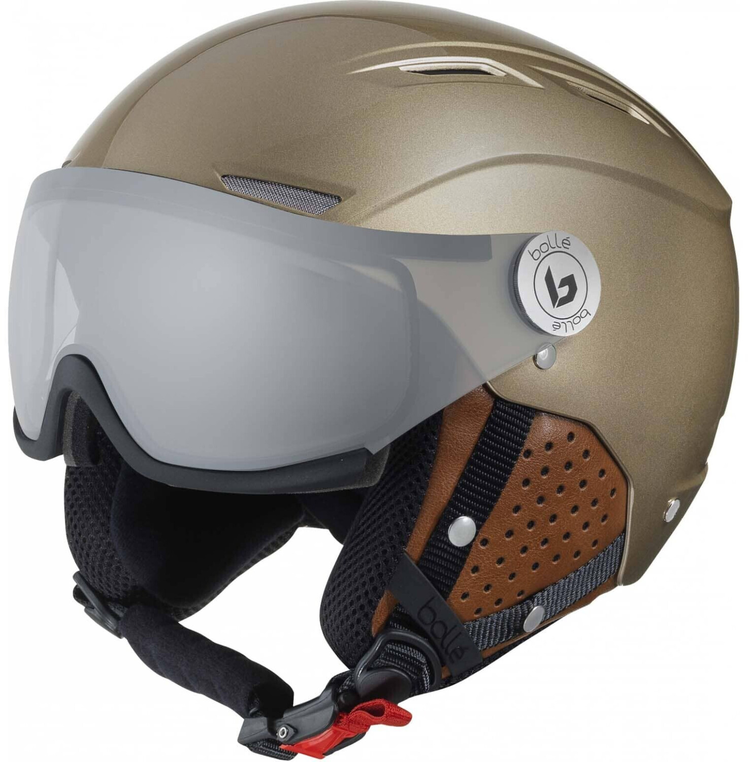 Bollé Backline Visor Premium shiny gold & cognac