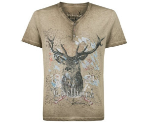 T-Shirt Uomo Stockerpoint Prachtbock | Girocollo Con Apertura A Bottoni | Casual Chic