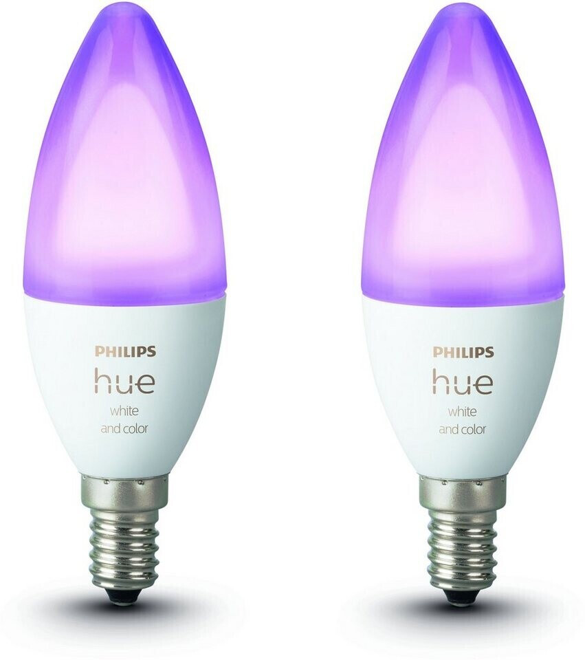 Philips Hue candela White&Color Amb. E14 5,3W 2x