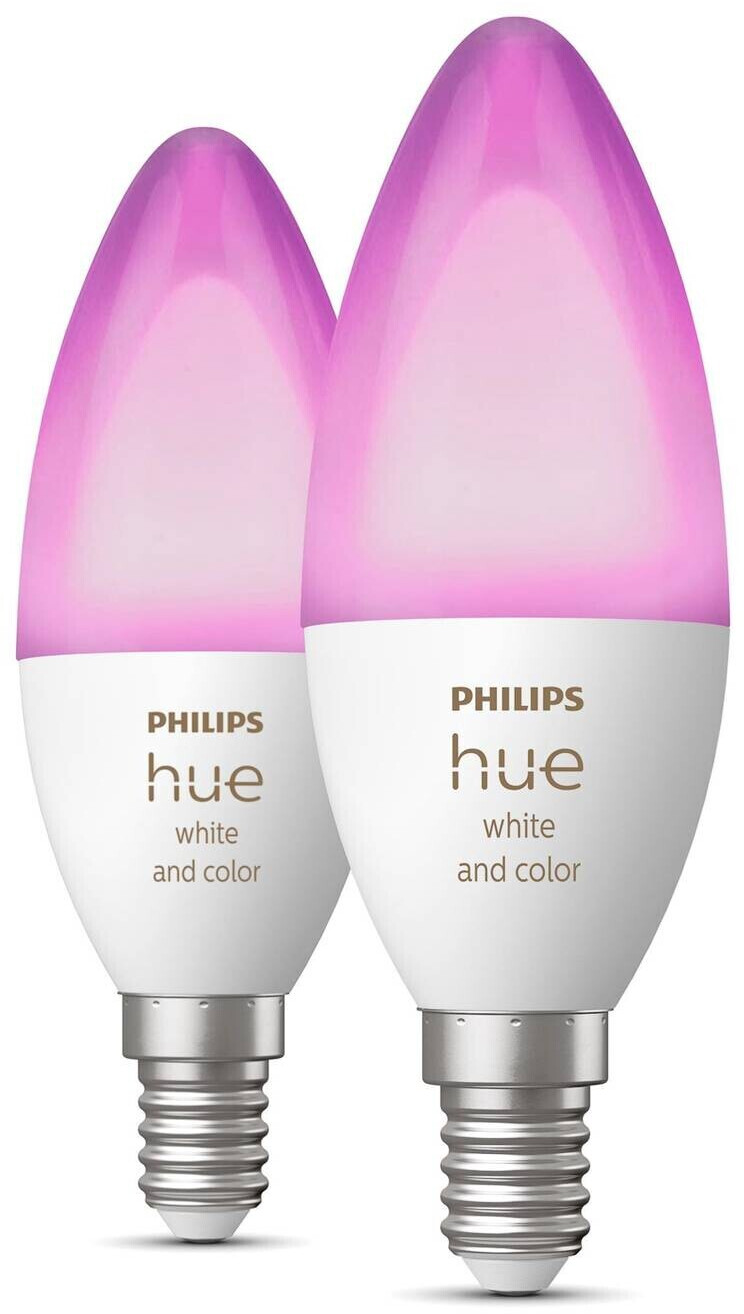 Philips Hue White Ambiance E14, 4,6 W, 350 lm, 2st