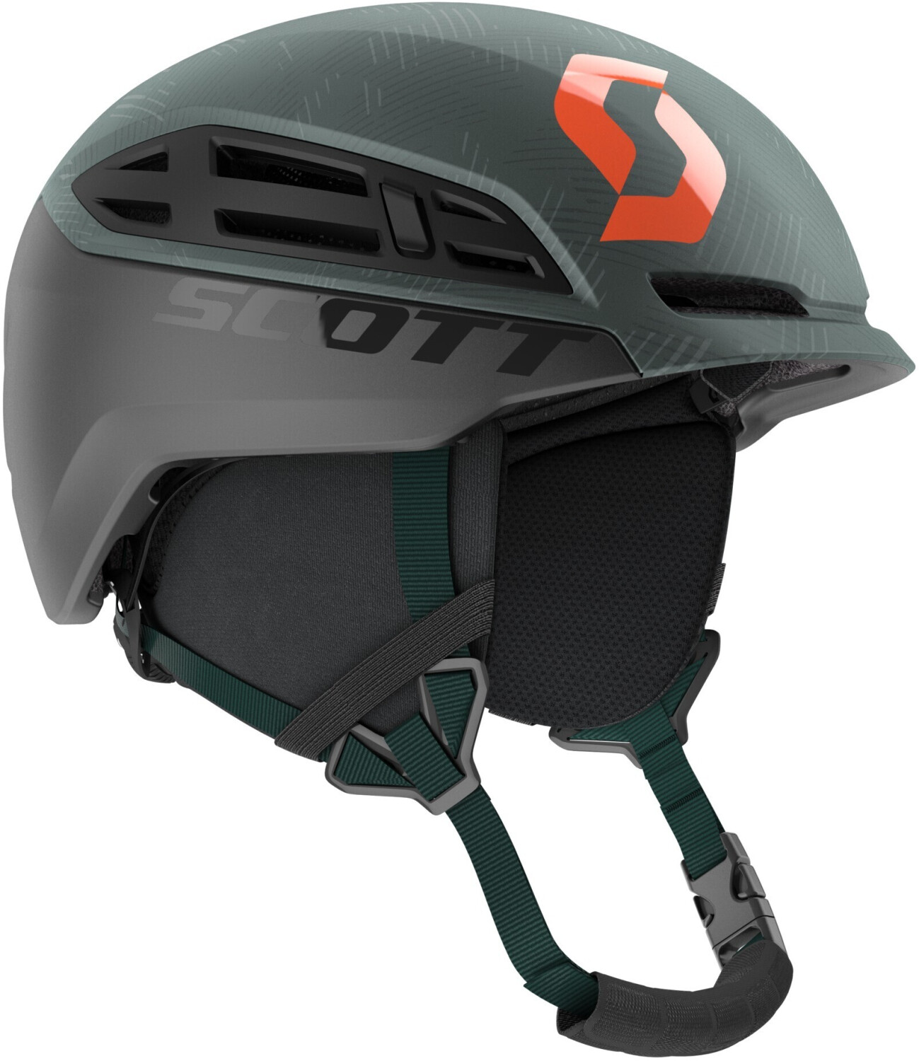 Scott Couloir Freeride sombre green/pumpkin orange
