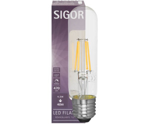 Sigor LED Filament Röhre T32 E27 klar 4,5W 2700K 3,2cm (6139701