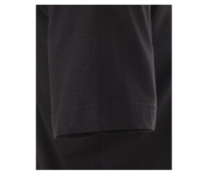 Casamoda T-Shirt Schwarz Kurzarm Normal Geschnitten Rundhals Ausschnitt 