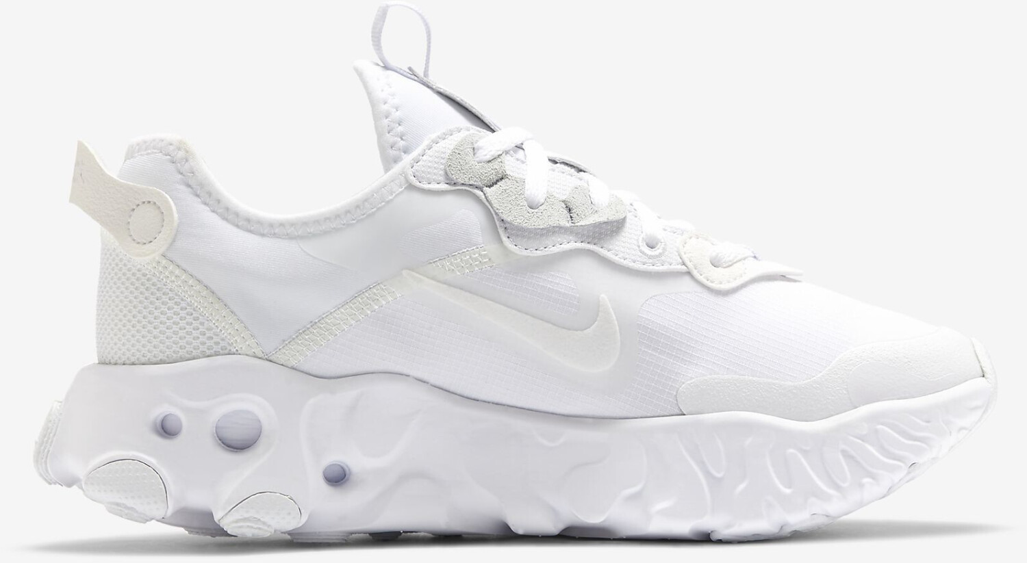 nike react art3mis white bright crimson