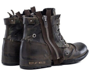 REPLAY Schuhe Boots Stiefelette CLUTCH GMU01.000.C0003L-2612 mil grn camo 
