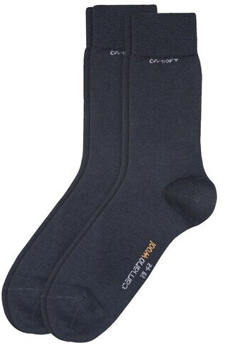 (000003242) ab | navy 7,06 wool Socks ca-soft tex Basic 2p € Preisvergleich Unisex bei Camano