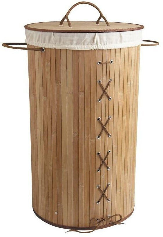Aubry Gaspard Panier à linge corset en bambou