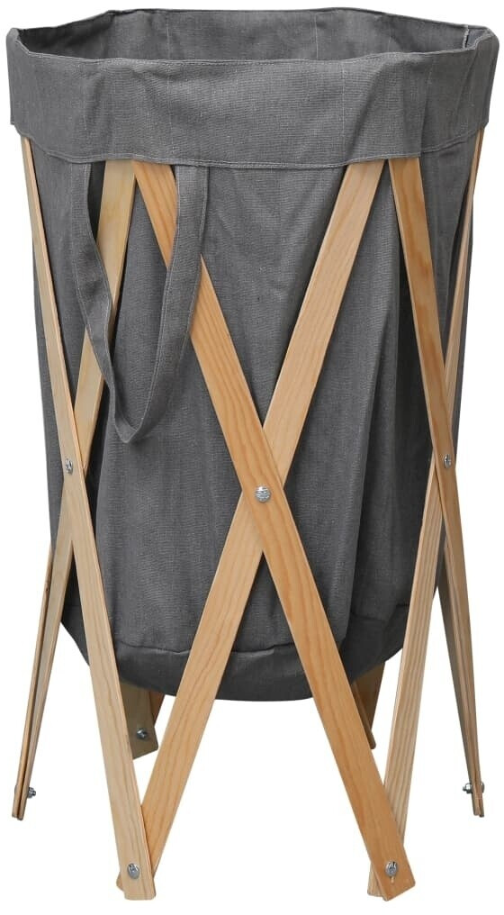 VidaXL Panier à linge pliable crème
