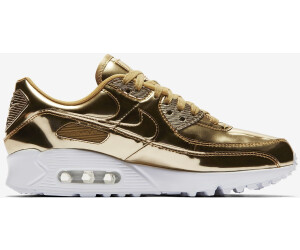 nike air max 90 gold and white