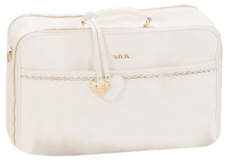 Nanan White Mamma Bag in Faux Leather
