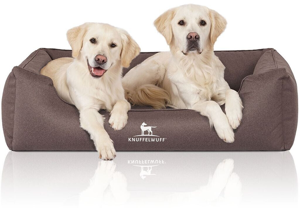 Knuffelwuff Lit pour chien Leon XL Grey/Brown Knuffelwuff Lit pour chien Leon XL Grey/Brown
