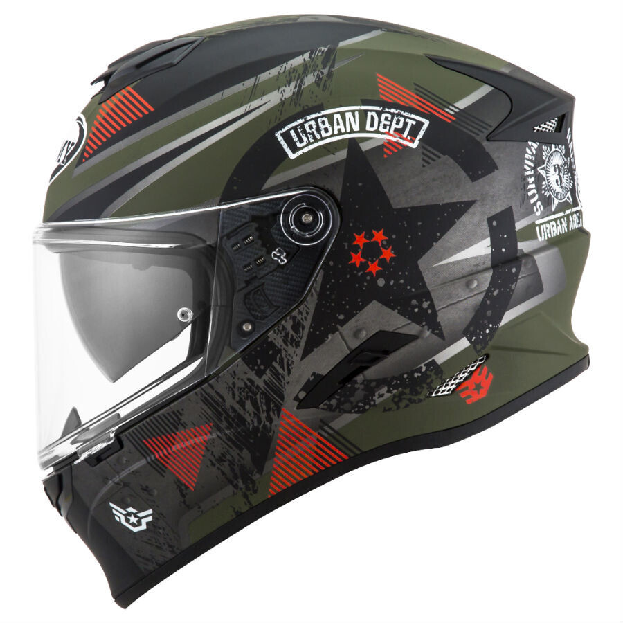Suomy Stellar Wrench Matt Green/Grey