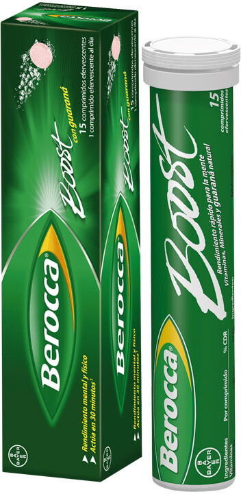 Bayer Santé Familiale Berocca Boost (15 comprimés effervescents)