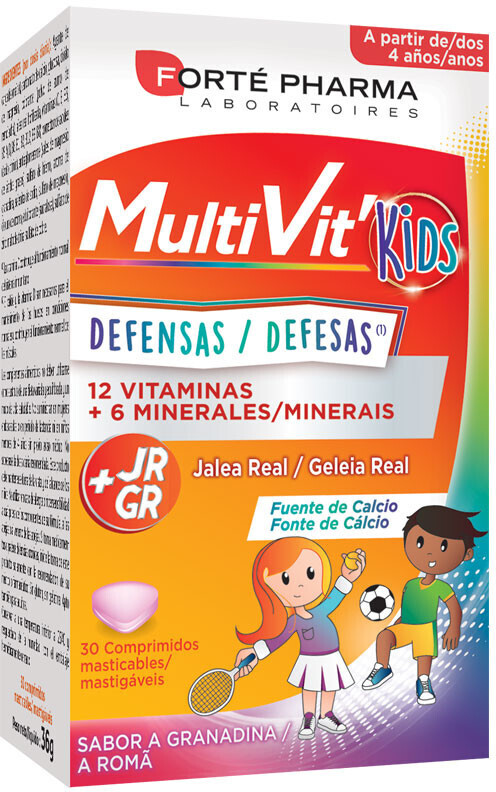 Forté Pharma Multivit Kids (30 comp) desde 6,44 €