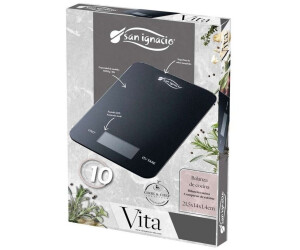San Ignacio VITA digitale Küchenwaage Tara-Funktion SG-9101 schwarz