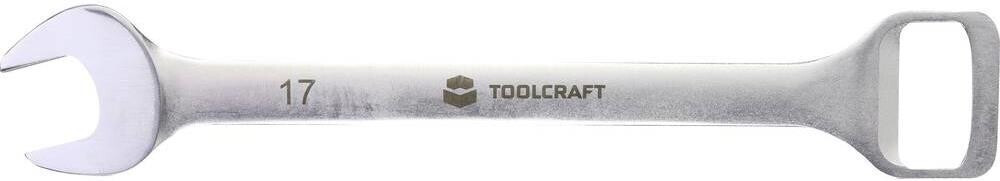 Toolcraft 1544322 Bottle opener open-end wrench 17mm