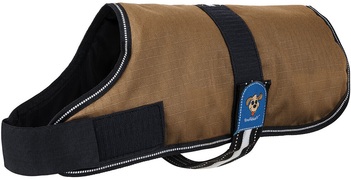 Knuffelwuff Dog Coat Functional Textile Reflect 40cm Brown