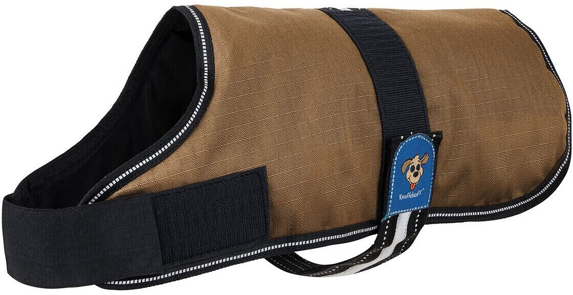Knuffelwuff Dog Coat Functional Textile Reflect 25cm Brown