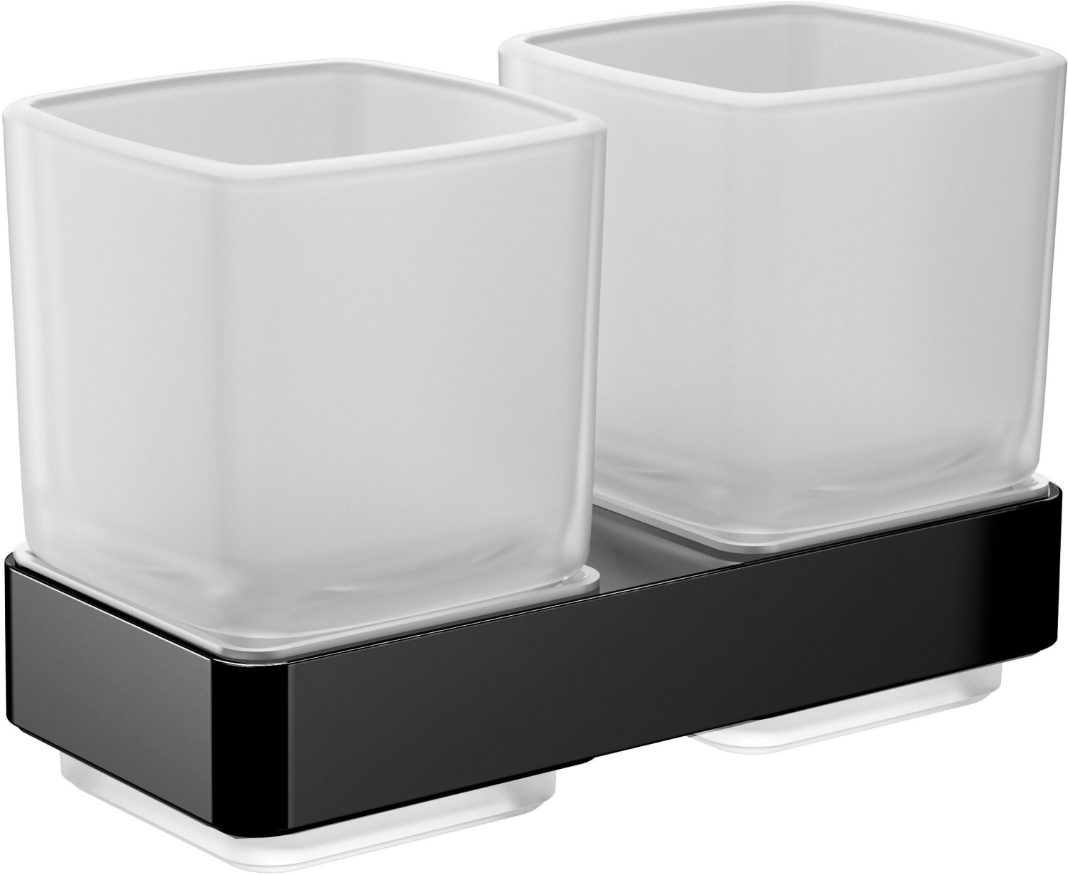 emco Support de verre double noir