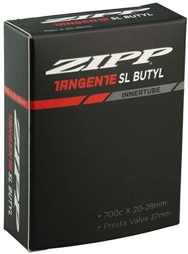 Zipp Tangente 28 Inner Tube mit Presta Ventil 700c black SV 20-28mm