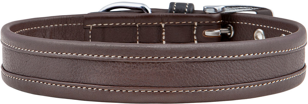 Knuffelwuff Collier pour chien 30-37cm 2.8cm Brown Knuffelwuff Collier pour chien 30-37cm 2.8cm Brown