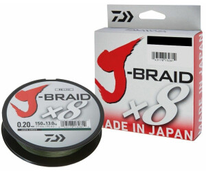 Daiwa J-Braid x8 Braided Line - Dark Green