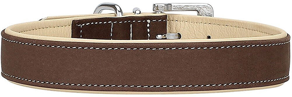 Knuffelwuff Collier pour chien 55-65cm 3.5cm Braun/Beige Knuffelwuff Collier pour chien 55-65cm 3.5cm Braun/Beige