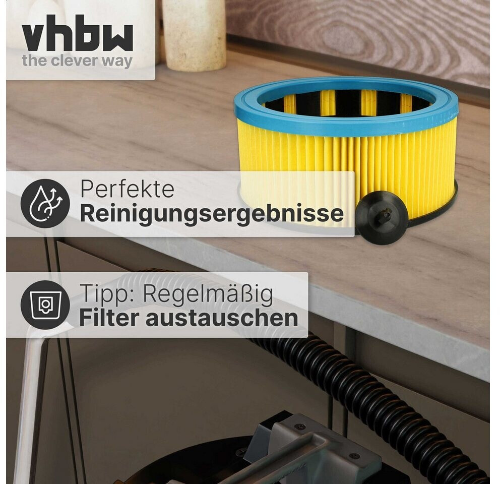 Vhbw Patronenfilter Passend Für Eibenstock SS140, SS1200 Staubsauger Nass Und Fuer Staubsauger Nass Trockensauger S0m1l0ss