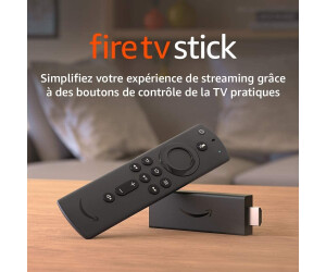 Fire TV Stick avec télécommande vocale Alexa (avec boutons de