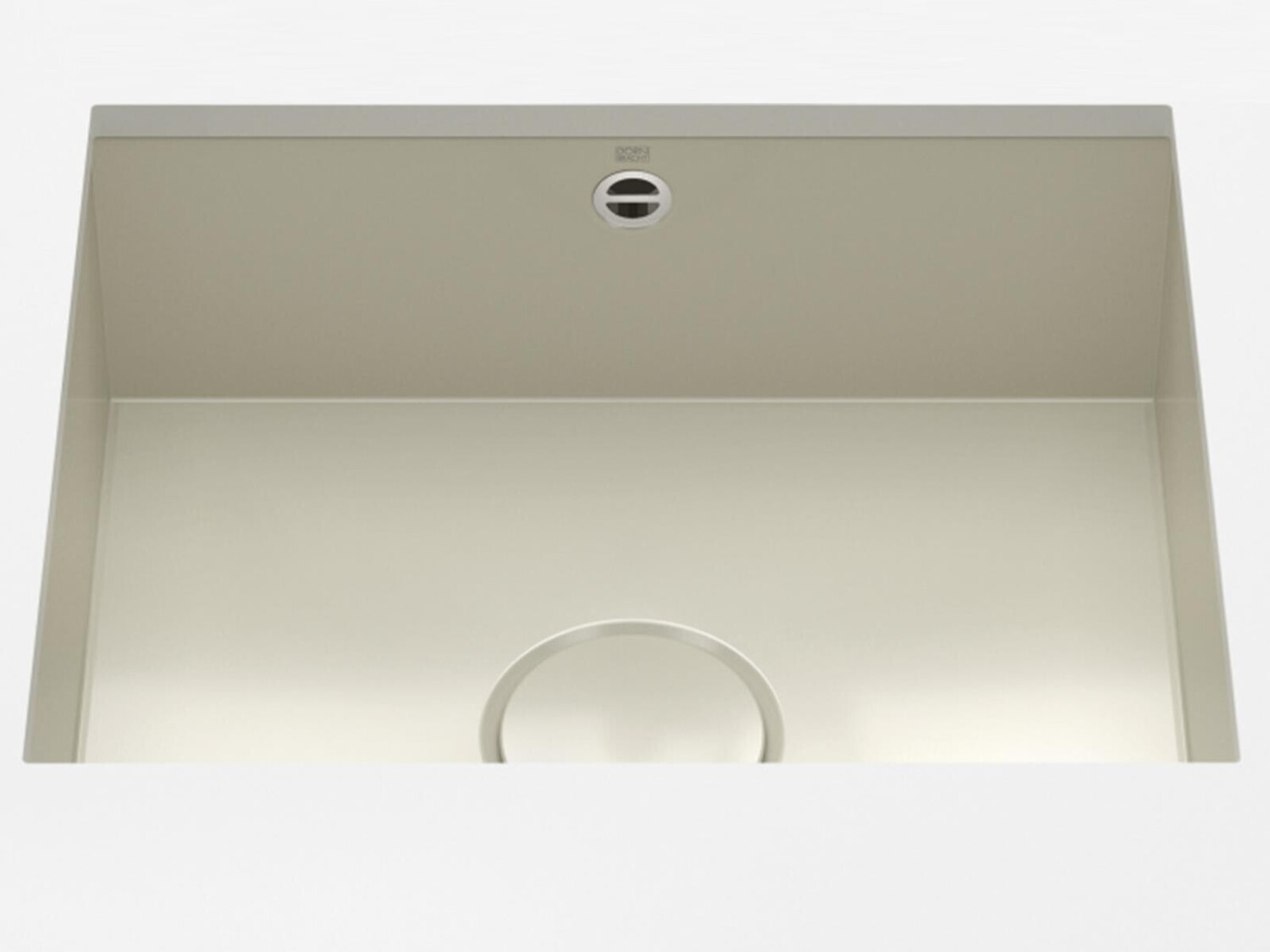 Dornbracht Kitchen sink in glazed steel 50x40cm