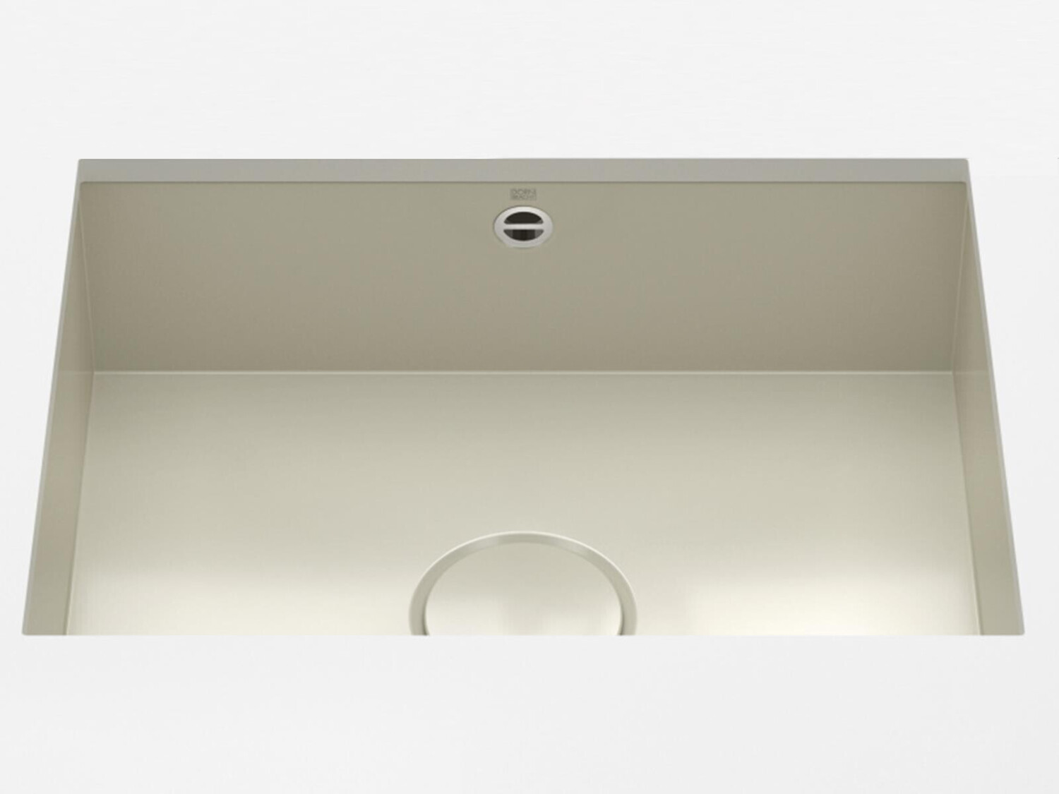 Dornbracht Kitchen sink in glazed steel 55x40cm