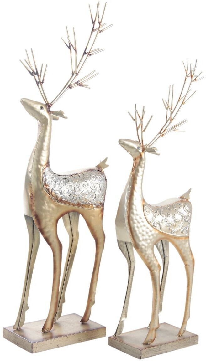 Aubry Gaspard Statuette renne de Noël (lot de 2)