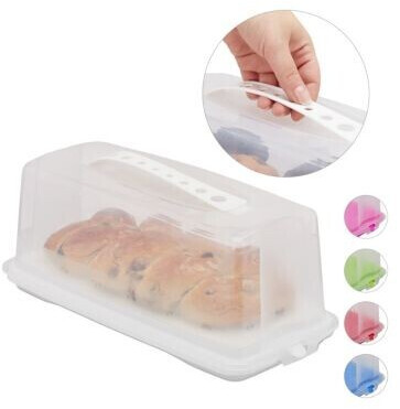 Relaxdays Square cake box white, 16708316