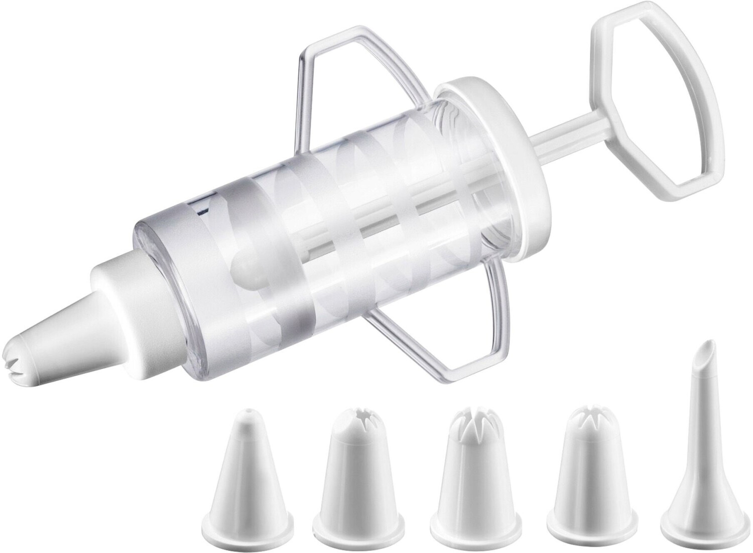 Westmark Garnishing syringe, 6 parts transparent / white