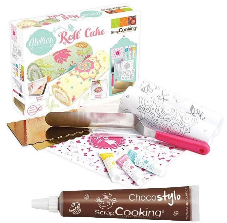 ScrapCooking Roll'Cake Kit + chocolate from the tube for cake decoration