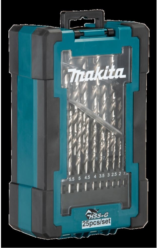Makita Bohrer-Set HSS-G 25 | Preisvergleich ab bei teilig (D-67555) € 46,29
