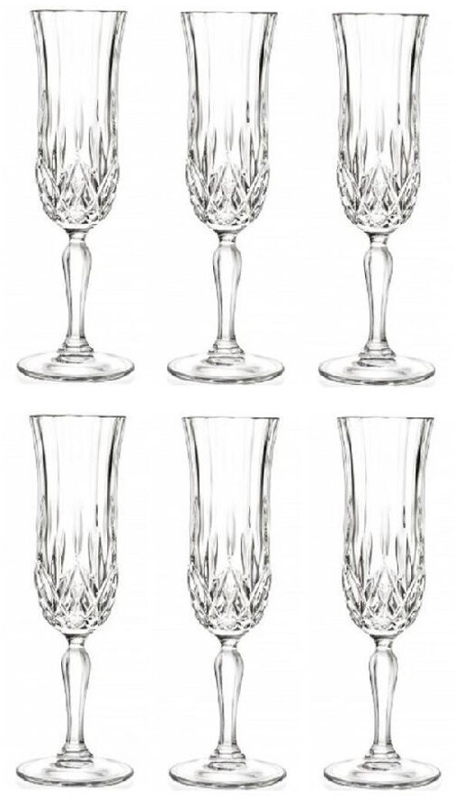 RCR Champagne glass Opera, set of 6